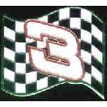 NASCAR DALE EARNHARDT NUMBER 3 FLAG
